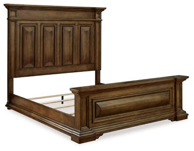 Frantanna King Panel Bed - Dark Brown Panel Bed modern furniture Contempo Furniture