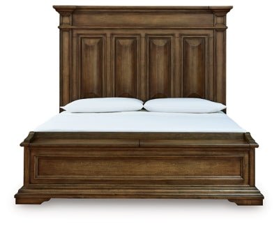 Frantanna King Panel Storage Bed - Dark Brown Storage Bed modern furniture Contempo Furniture