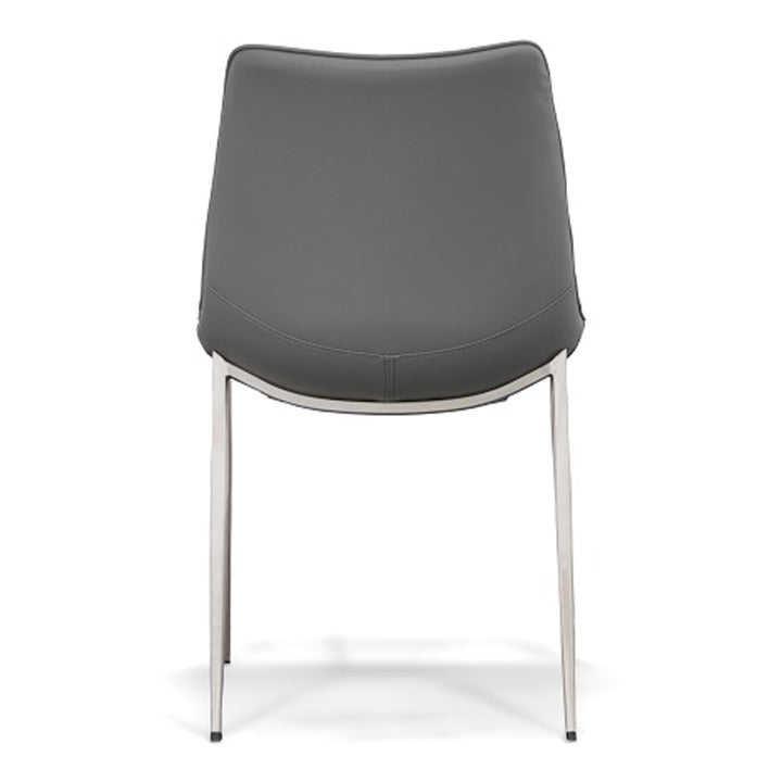 Frasier - Modern Grey Eco-Leather Dining Chair (Set of 2)