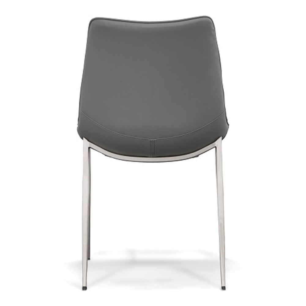 Frasier - Modern Grey Eco-Leather Dining Chair (Set of 2)