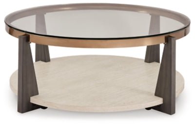 Frazwa Coffee Table - Dark Gray Coffee Table modern furniture Contempo Furniture