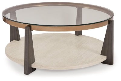Frazwa Coffee Table - Dark Gray Coffee Table modern furniture Contempo Furniture