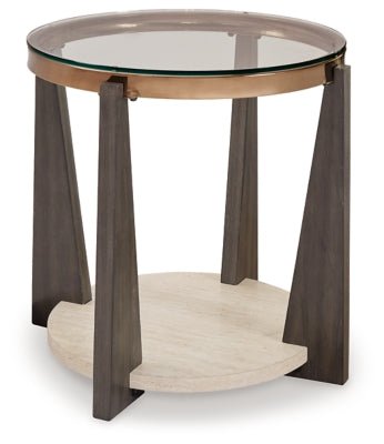 Frazwa End Table - Dark Gray End Table modern furniture Contempo Furniture