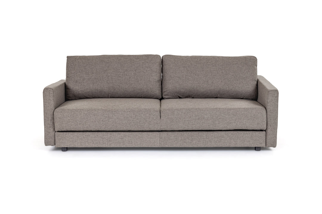 Fredonia Modern Grey Fabric Sofa Bed with Storage