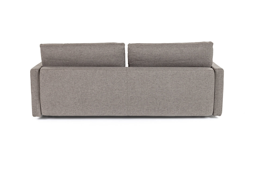 Fredonia Modern Grey Fabric Sofa Bed with Storage