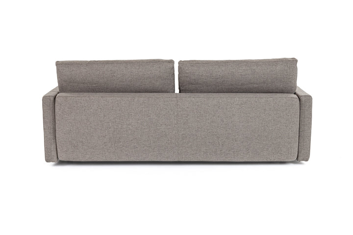 Fredonia Modern Grey Fabric Sofa Bed with Storage
