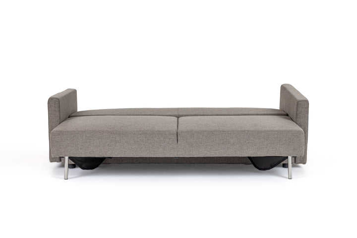 Fredonia Modern Grey Fabric Sofa Bed with Storage