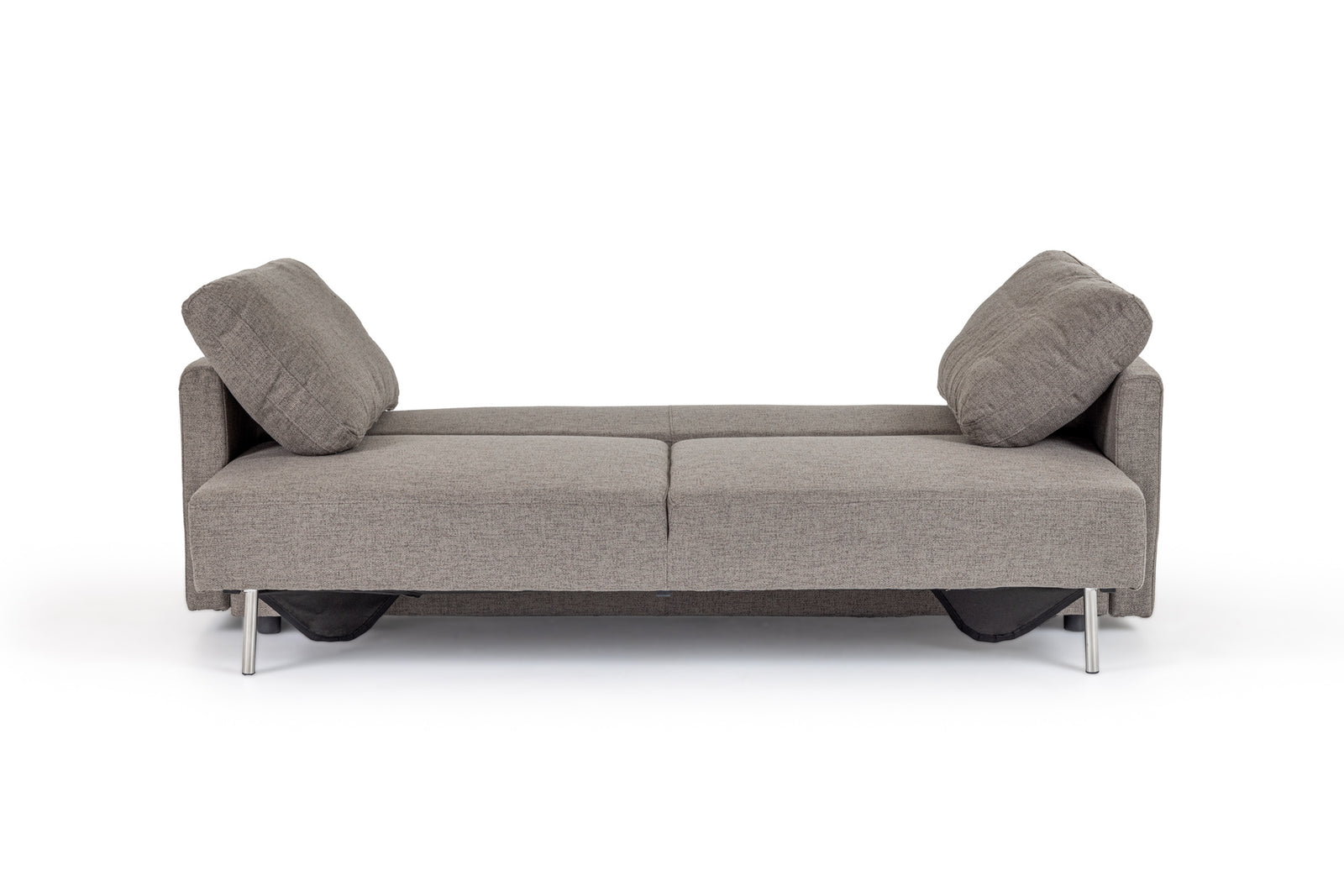 Fredonia Modern Grey Fabric Sofa Bed with Storage