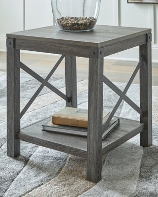 Freedan End Table - Dark Gray End Table modern furniture Contempo Furniture