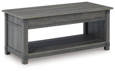 Freedan Lift - Top Coffee Table - Dark Gray Coffee Table modern furniture Contempo Furniture