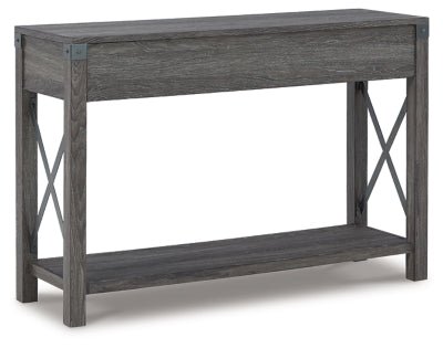 Freedan Sofa/Console Table - Dark Gray Sofa Table modern furniture Contempo Furniture
