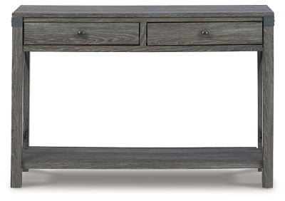 Freedan Sofa/Console Table - Dark Gray Sofa Table modern furniture Contempo Furniture