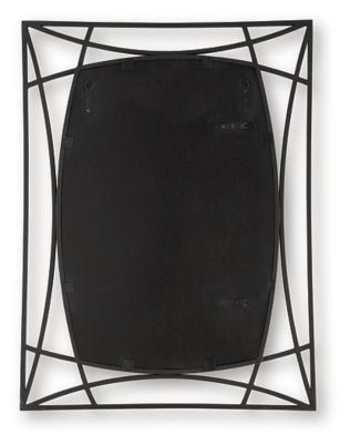 Freenville Accent Mirror - Black Accent Mirror modern furniture Contempo Furniture