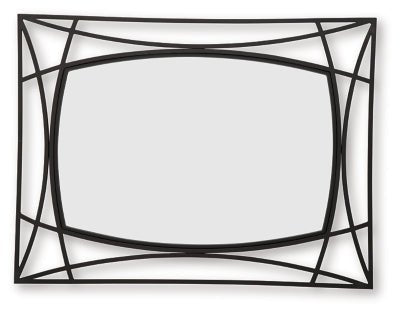 Freenville Accent Mirror - Black Accent Mirror modern furniture Contempo Furniture