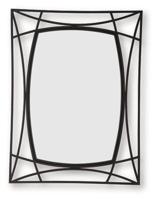 Freenville Accent Mirror - Black | Ashley Furniture