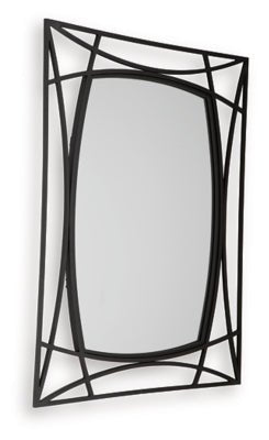 Freenville Accent Mirror - Black Accent Mirror modern furniture Contempo Furniture