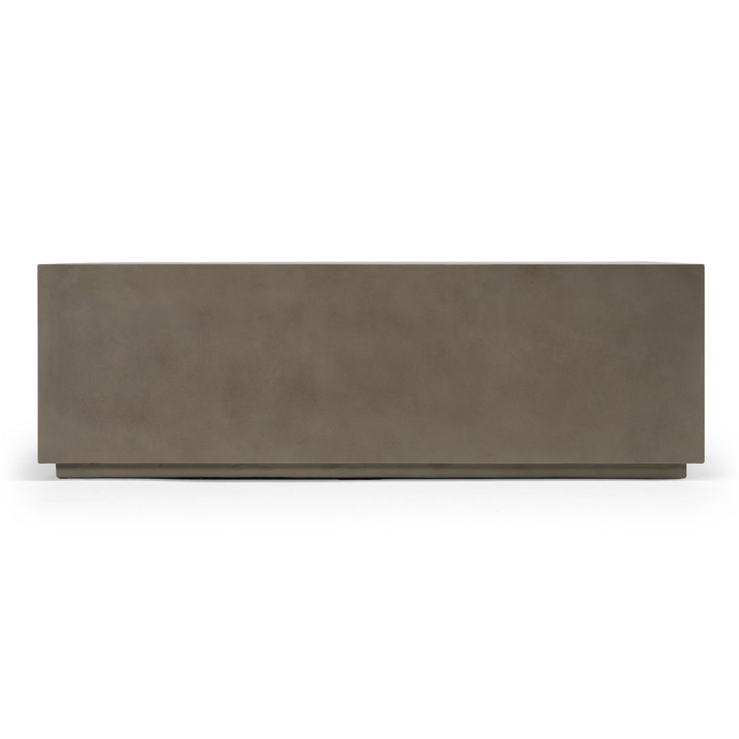 Fresno  Modern Grey Concrete Coffee Table