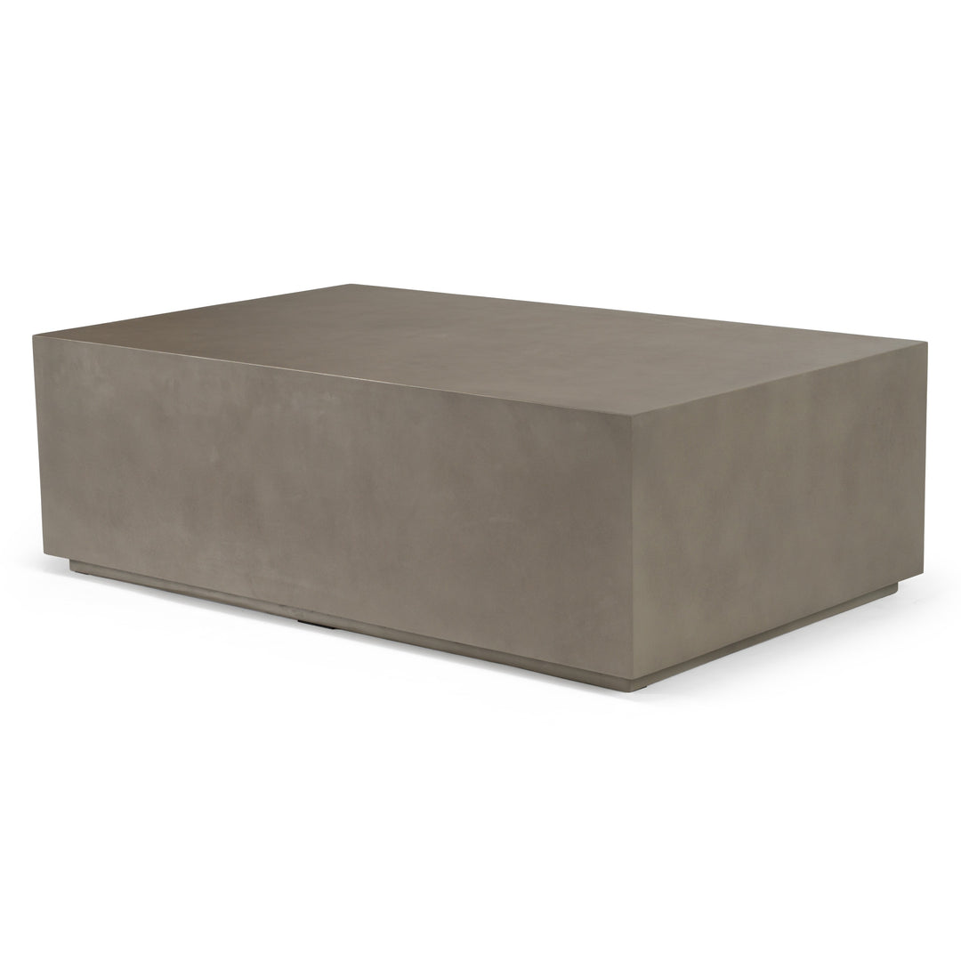 Fresno  Modern Grey Concrete Coffee Table