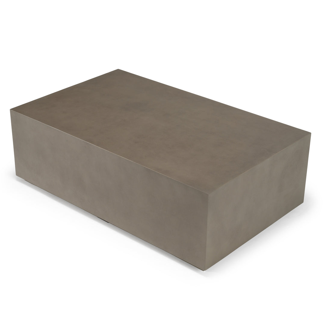 Fresno  Modern Grey Concrete Coffee Table