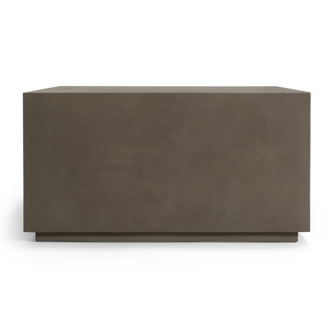Fresno  Modern Grey Concrete Coffee Table