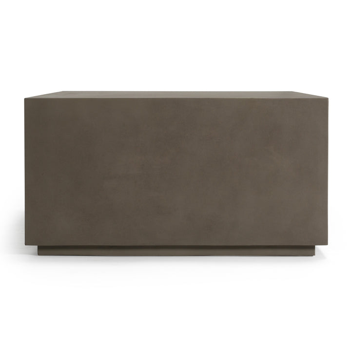 Fresno  Modern Grey Concrete Coffee Table