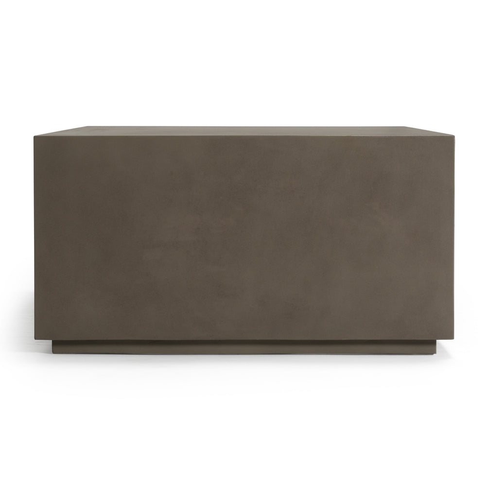 Fresno - Modern Grey Concrete Coffee Table - View 7