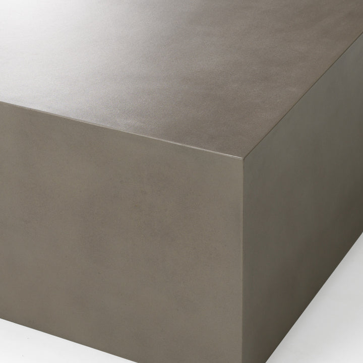 Fresno  Modern Grey Concrete Coffee Table