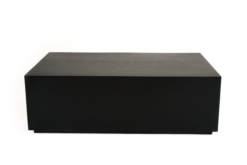 Fresno - Modern Black Concrete Coffee Table
