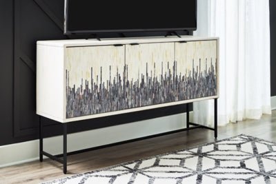 Freyton Accent Cabinet - White Accent Cabinet modern furniture Contempo Furniture