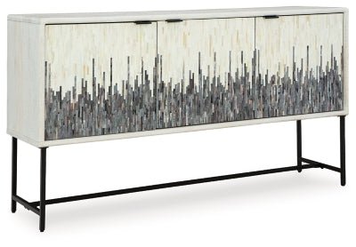 Freyton Accent Cabinet - White Accent Cabinet modern furniture Contempo Furniture
