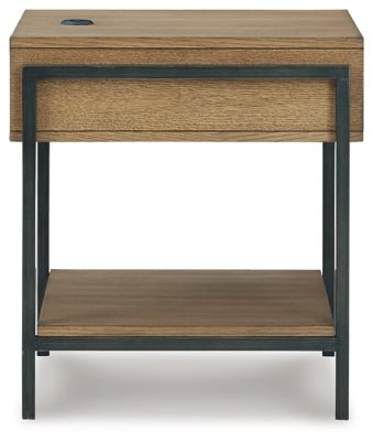 Fridley End Table - Dark Brown End Table modern furniture Contempo Furniture