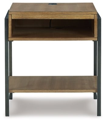 Fridley End Table - Dark Brown End Table modern furniture Contempo Furniture