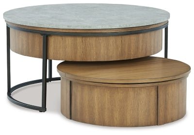 Fridley Nesting Coffee Table (Set of 2) - Dark Gray | Ashley Furniture