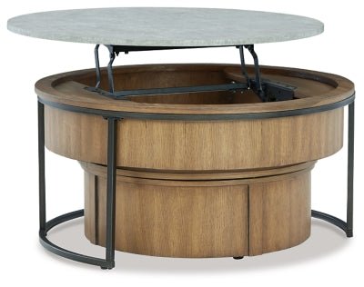 Fridley Nesting Coffee Table (Set of 2) - Dark Gray Nesting Table modern furniture Contempo Furniture