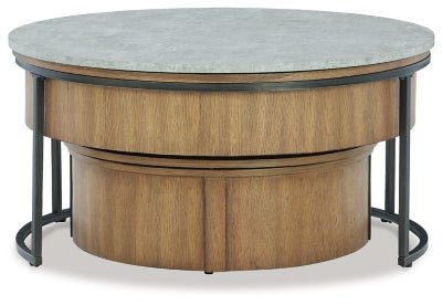 Fridley Nesting Coffee Table (Set of 2) - Dark Gray Nesting Table modern furniture Contempo Furniture