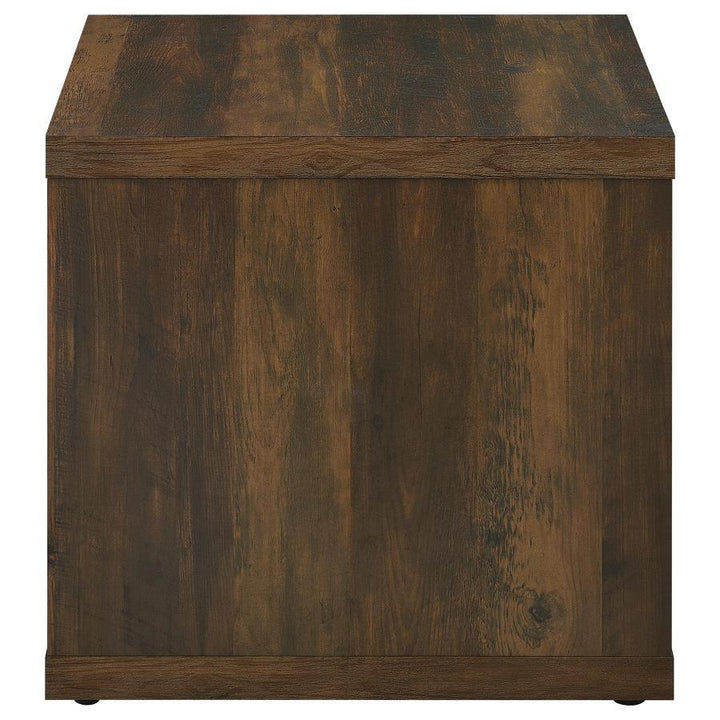 Frisco - Square Engineered Wood Side End Table - Dark Pine End Table modern furniture Contempo Furniture