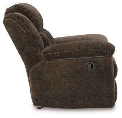 Frohn Recliner - Dark Brown Rocker Chair modern furniture Contempo Furniture