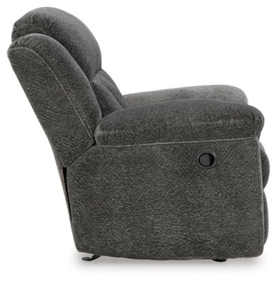 Frohn Recliner - Dark Gray Rocker Chair modern furniture Contempo Furniture