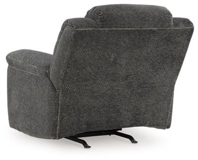 Frohn Recliner - Dark Gray Rocker Chair modern furniture Contempo Furniture