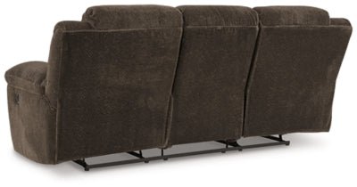 Frohn Reclining Sofa - Dark Brown Reclining Sofa modern furniture Contempo Furniture