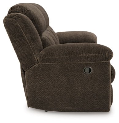 Frohn Reclining Sofa - Dark Brown Reclining Sofa modern furniture Contempo Furniture