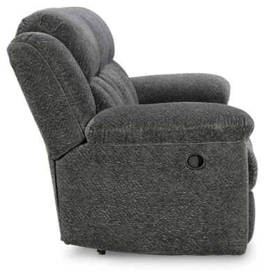Frohn Reclining Sofa - Dark Gray Reclining Sofa modern furniture Contempo Furniture