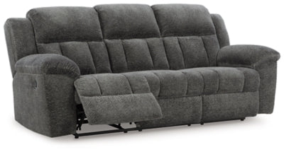 Frohn Reclining Sofa - Dark Gray Reclining Sofa modern furniture Contempo Furniture