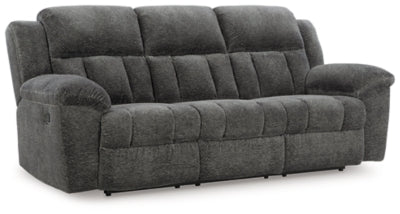 Frohn Reclining Sofa - Dark Gray Reclining Sofa modern furniture Contempo Furniture