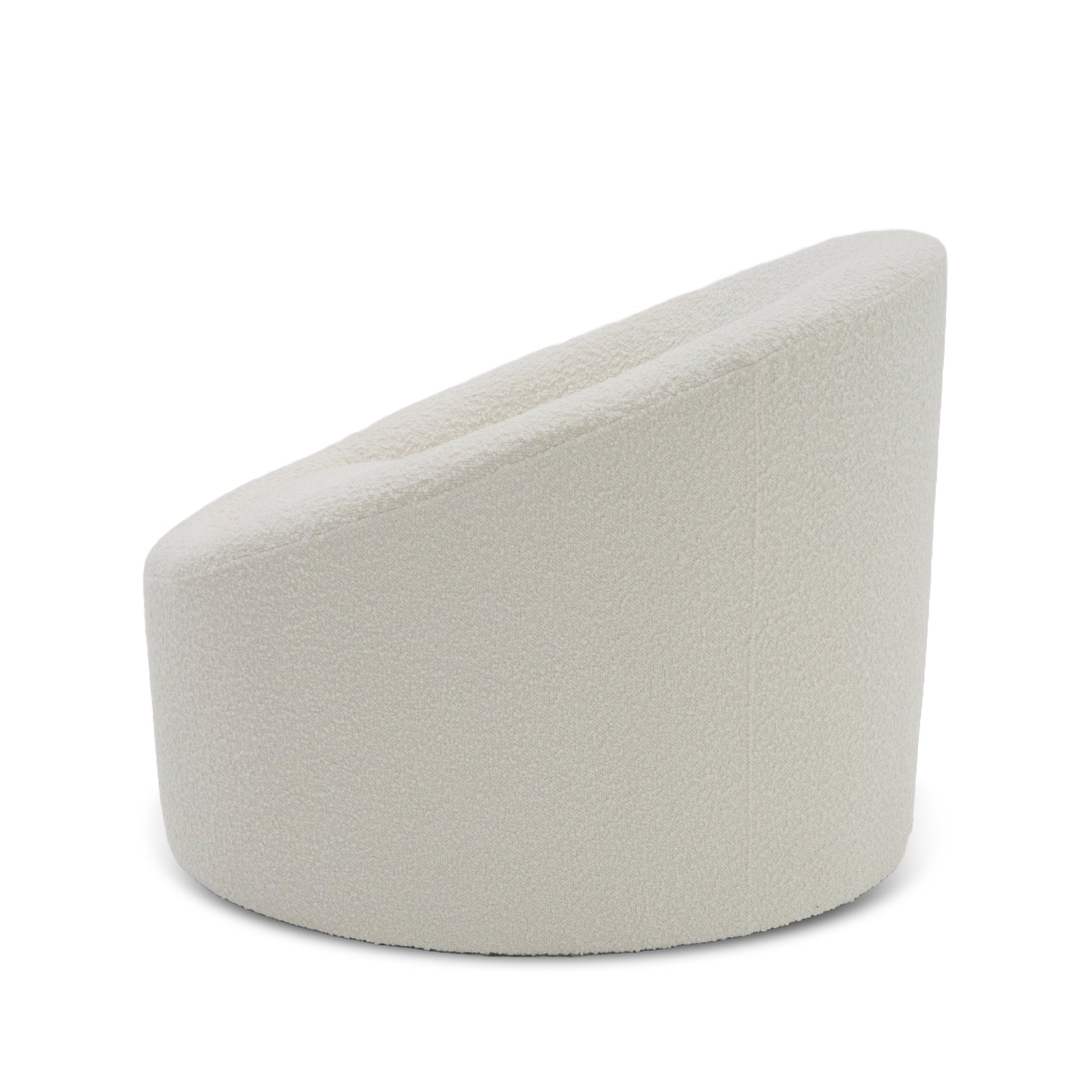 Frontier - Glam White Fabric Accent Chair