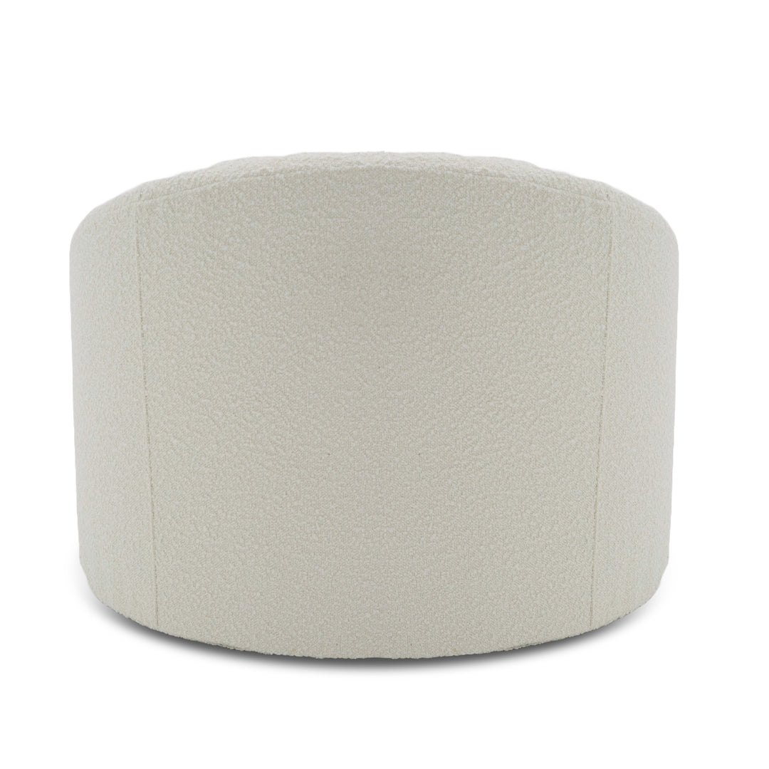 Frontier - Glam White Fabric Accent Chair