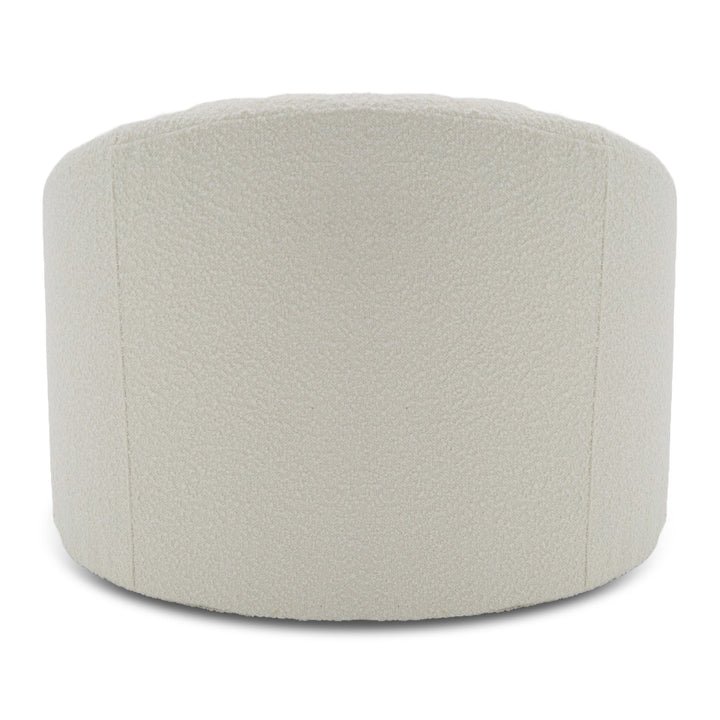 Frontier - Glam White Fabric Accent Chair