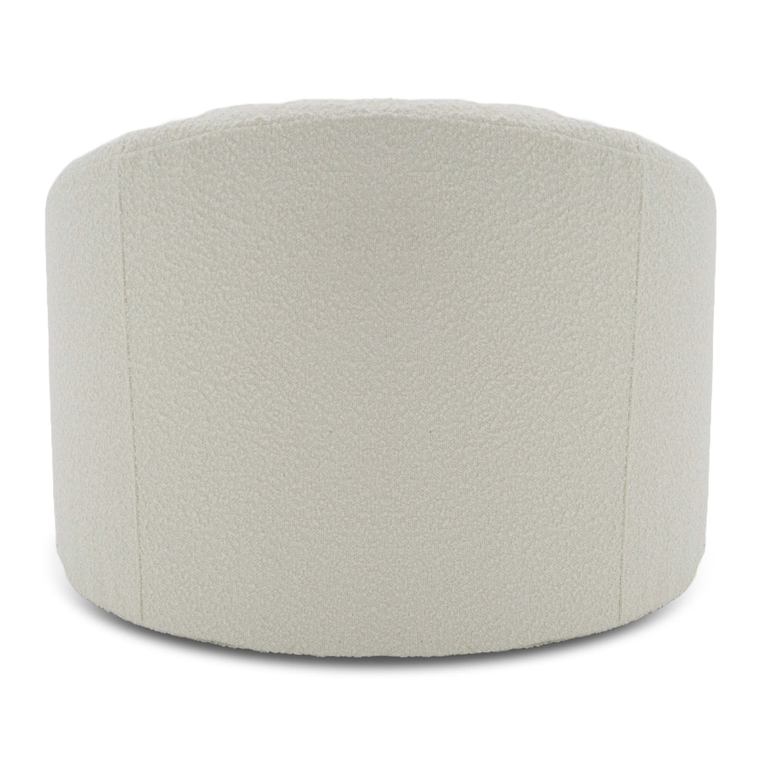 Frontier - Glam White Fabric Accent Chair