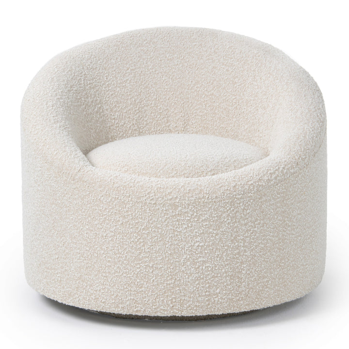 Frontier - Glam Beige Fabric Accent Chair