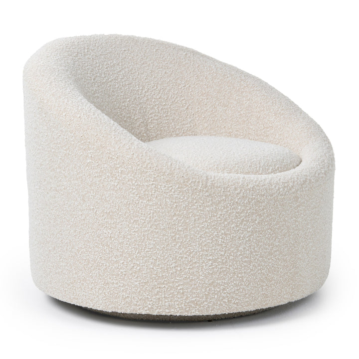 Frontier - Glam Beige Fabric Accent Chair